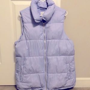 Old Navy purple puffer vest